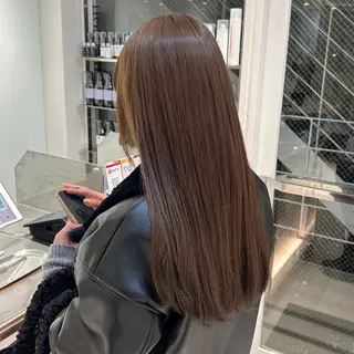 カラー ︎︎🌟韓国艶カラー ︎🌟璃奈 (リナ)のヘアスタイル