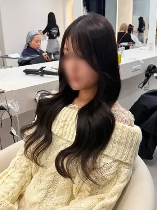 ロング 原宿/プルエ ク/上品カラー/そらのヘアスタイル