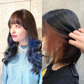 セミロング RecheRche 池袋のヘアスタイル
