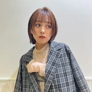 ショート YUMEKA🩶 /透明感カラーのヘアスタイル