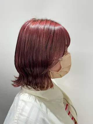 ショート カラー おくだ　りお /ハイトーンカラーのヘアスタイル