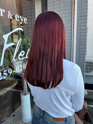 ミディアム Un Fleur所属・立野 希沙のヘアスタイル