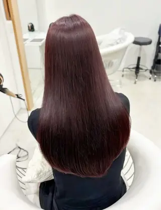 ロング カラー 木田 真菜のヘアスタイル