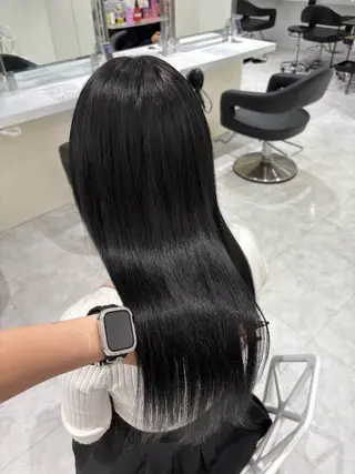 ロング カラー 🤍ྀི透ける寒色 Cocoa🤍ྀིのヘアスタイル