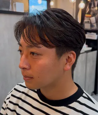 パーマ メンズ 💙垢抜け/モテヘア KEISHO🩶のヘアスタイル