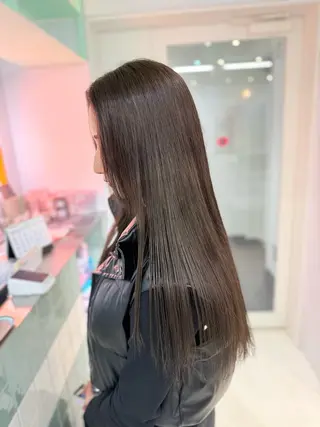 カラー YUZUKI艶カラー /似合わせ小顔カットのヘアスタイル