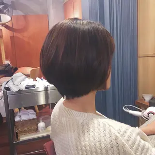 ショート カラー パーマ 土屋かすみ✁︎. ꙳ 姫カットのヘアスタイル