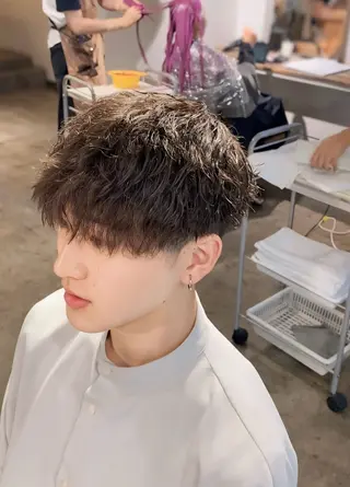 パーマ メンズ メンズパーマ 特化/中川拓也のヘアスタイル