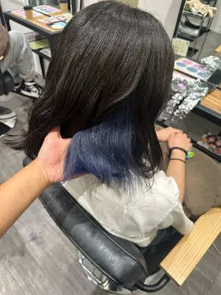 ミディアム カラー 艶髪レイヤー上田 紗也🇰🇷💗のヘアスタイル