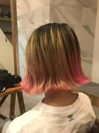 ショート カラー ACT仙川所属・みうら ミウラのヘアスタイル