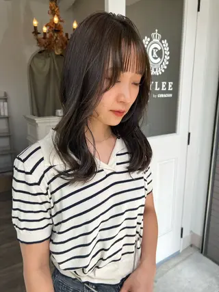 ミディアム 髙橋 秀果のヘアスタイル