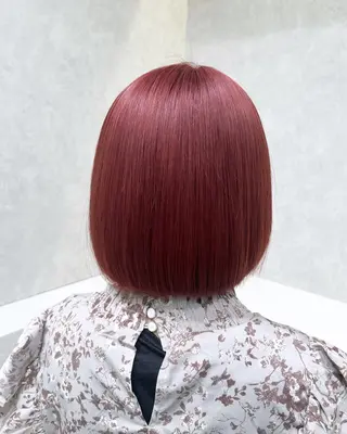 ミディアム カラー 韓国ヘア🇰🇷透明 感カラー/yui💞のヘアスタイル