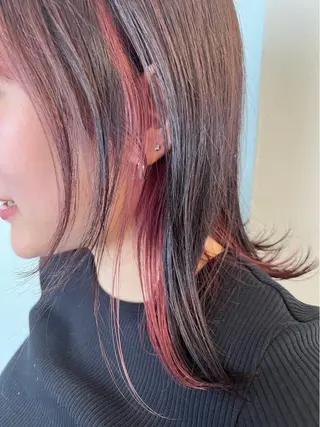 ミディアム カラー 艶・暖色カラー/ メンズ/名駅/ユキハのヘアスタイル