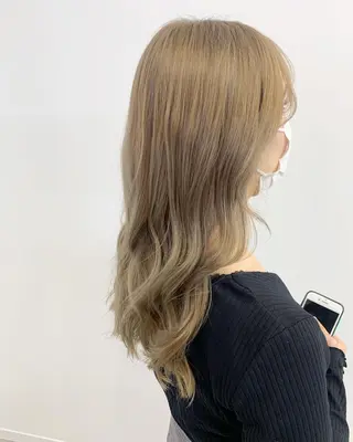 ロング カラー ヘアアレンジ 🍒暖色✖️レイヤー ／Haruna🍒のヘアスタイル