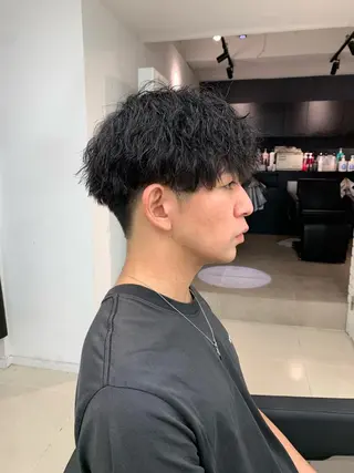 パーマ メンズ Rosa by  artina横浜店所属・💖クボ モモ💖のヘアスタイル