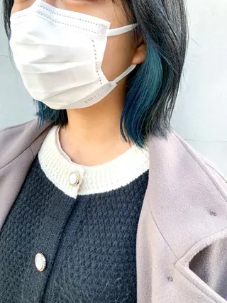 ショート カラー ヘアアレンジ yuka .のヘアスタイル