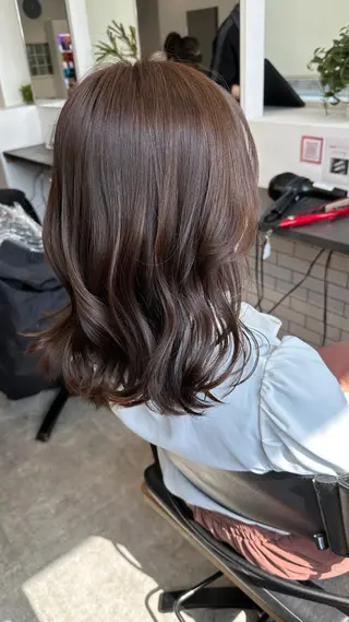 ミディアム カラー ショートカット/ 江森　遼祐のヘアスタイル