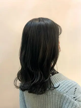 セミロング ハイトーン×デザイン 似合わせ/Yoheiのヘアスタイル