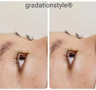 マツエク・マツパ 🎼グラデーション スタイル札幌♫*✧のマツエク・マツパデザイン