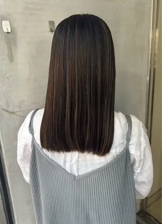 ロング カラー 似合わせカット/ 艶カラー/いらみなのヘアスタイル