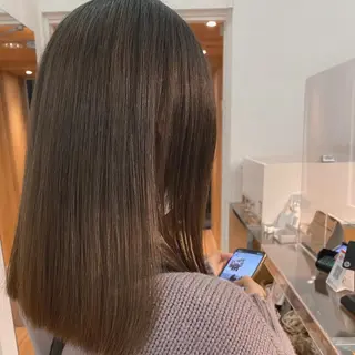 セミロング カラー 🌱加藤　胡太郎 /艶髪ストレート🌱のヘアスタイル