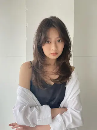 ロング ナガミネアリサ/ 学芸大学/海外ヘアのヘアスタイル