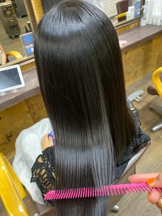 セミロング IwAsh大和駅前店所属・IwAsh大和駅前店 河野亜里香のヘアスタイル