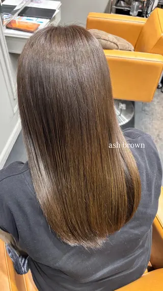 セミロング カラー tastydoor/ 宮﨑衣知花のヘアスタイル