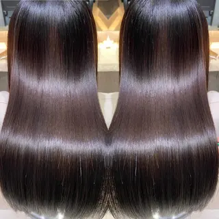 ロング ツバサ 髪質改善のヘアスタイル