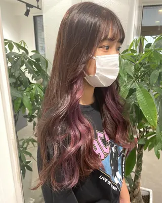 ロング カラー 2nd所属・🤍2nd🤍田所 美希のヘアスタイル