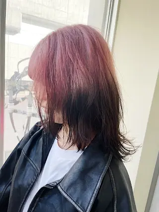 セミロング カラー ‪✝︎カラーモデル 募集/フウカ‪✝︎のヘアスタイル