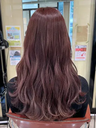 セミロング カラー 井上 武輝のヘアスタイル