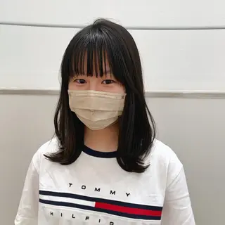 ミディアム aoi /パーマ /まるみショートのヘアスタイル