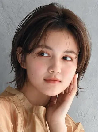 ショート カラー 💎ハイライトカラー /髪質改善カラー💎のヘアスタイル