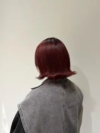 ショート カラー WHITE EYE 和歌山 眉毛とまつ毛の専門店所属・福家 実輝のマツエク・マツパデザイン