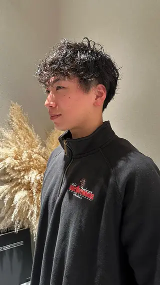 メンズ 切りっぱなしボブ /銀座/ケンタロウのヘアスタイル