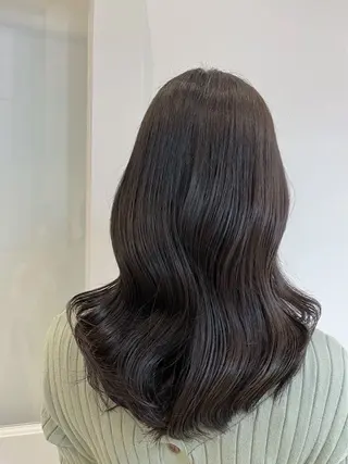 セミロング カラー 🍜のばた 🍜のヘアスタイル