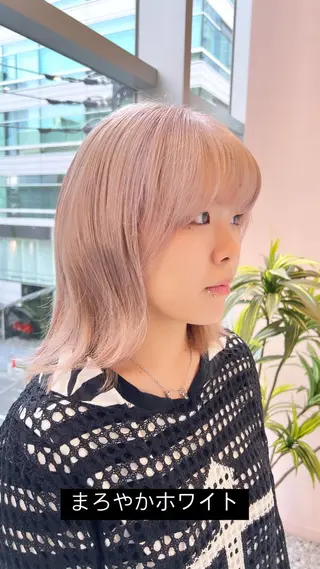 ミディアム カラースペシャリスト ・齊藤 羽瑠輝のヘアスタイル