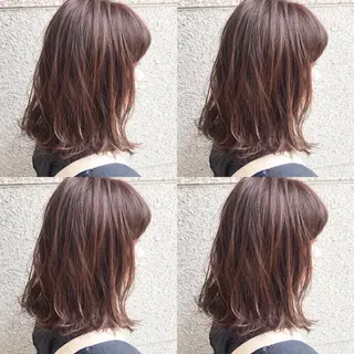 ミディアム カラー ヘアアレンジ 垢抜け案内人 鈴木聖矢✂️のヘアスタイル