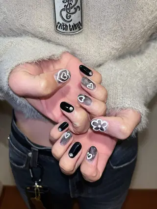 ショート oak nail所属・myuone ☆miyuのネイルデザイン