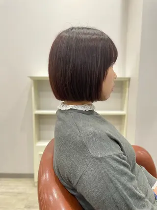 ショート カラー inqまい/名古屋駅 🦋ブリーチカラーのヘアスタイル