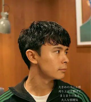 パーマ メンズ メンズカット 立川湧揮のヘアスタイル