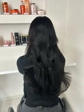 ロング カラー CYM【シィム】所属・カラー/エクステ 🤍ルナのヘアスタイル