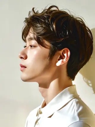 ショート カラー パーマ メンズ 🎸メンズ/パーマ/ ショート🎸工藤達哉のヘアスタイル