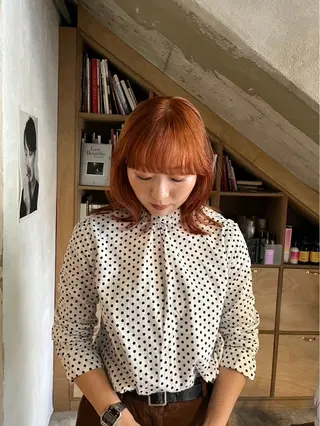 カラー amy.所属・amy.館澤 鮎奈のヘアスタイル