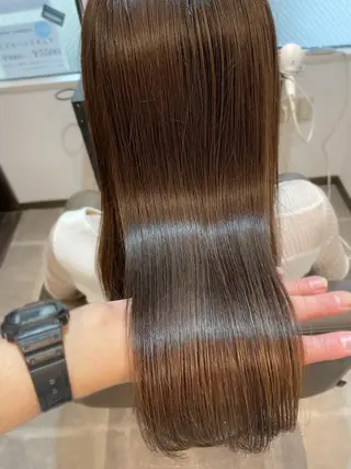 ロング 中村 研介のヘアスタイル