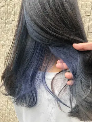 ミディアム カラー特化型美容師 保住のヘアスタイル