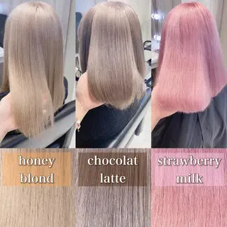 ミディアム カラー ヘアアレンジ メンズ キッズ お悩み解決美容師 💐AMIのヘアスタイル