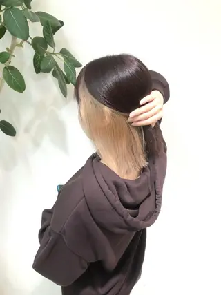 ミディアム カラー collet矢島/ ブリーチ指名No.1のヘアスタイル