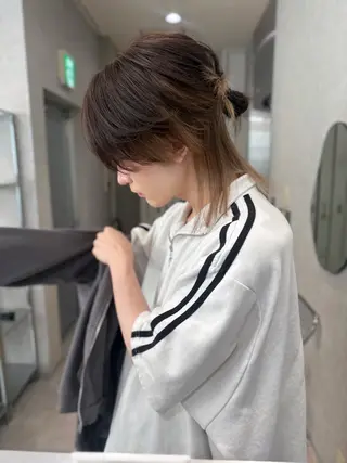 ミディアム カラー パーマ ヘアアレンジ メンズ メンズZina代表 田端 麗治のヘアスタイル